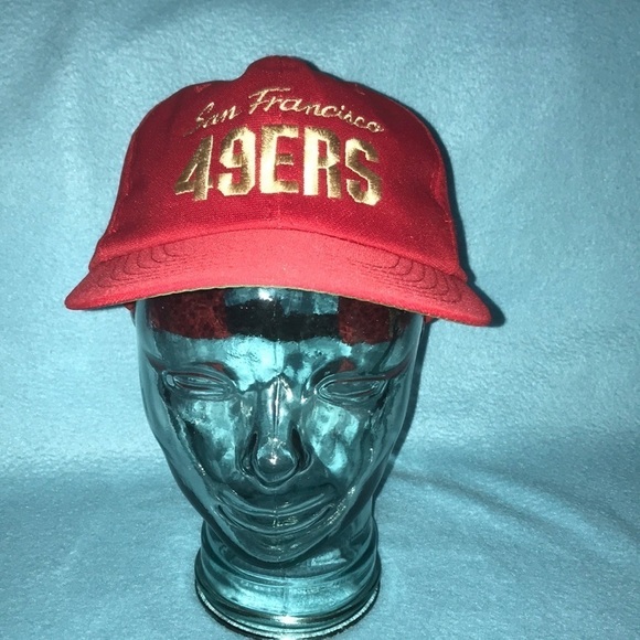 VINTAGE San Francisco 49ers baseball hat official NFL adjustable size OSFA - Picture 1 of 7